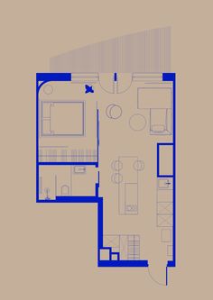 the floor plan for a two bedroom apartment with an attached bathroom and living room area