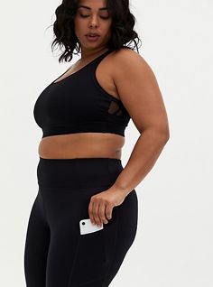 Black Crop Active Lightweight Legging with PocketsBlack Crop Active Lightweight Legging with Pockets, BLACK Buy Leggings, Swimsuit Material, Fitted Wedding Dress, Plus Size Activewear, Best Leggings, Active Leggings, Matches Fashion, Jersey Knit Fabric, Bottom Clothes