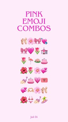 pink emoui combos by julia di