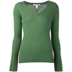 AUTUMN CASHMERE raw v-neck sweater found on Polyvore Clothes Png Polyvore, Green Png, Long Sleeve Sweaters, Green Long Sleeve Shirt, Green Sweater, Cashmere Sweater, V Neck Sweater, Cashmere Sweaters, Vneck Sweater