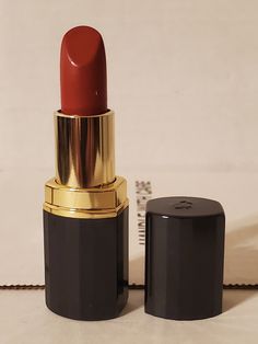 EXTREMELY RARE LANCOME - ROUGE SENSATION - MULTI SENSATION - VELVET Lip Color - MANDARIN - Lipstick - Unboxed NEW (.15 oz.), which has Batch Code #*W045, COMES EXACTLY AS SHOWN in the following posted pictures Be sure to compare my PRICES to EBAY's if they still have IT?! NOTE: It will be mailed in a bubble mailer to limit its exposure to the heat. The buyer should track the package to limit its exposure to the heat. I'm not responsible for any melting, or damage done during trandit. YOU will NO Estee Lauder Pleasures, Berry Lipstick, Lip Color Lipstick, Makeup Board, Lip Colour, Bubble Mailer, Vintage Perfume, Lip Color, Lipstick Colors