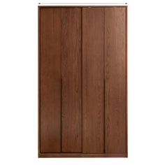 an image of a wooden cabinet with two doors