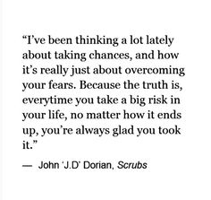 a quote from john j dolan scrumbs about taking changes and how it's really important