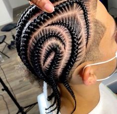 #men #braids #cornrows #taper Men’s Braids With Taper, Swirl Braids Men, Swirl Cornrows Men, Men Cornrows Design Full Head, Straight Backs Men, Alicia Keys Braids Men, Heart Cornrows Men, Black Boy Cornrows, Cornrows Ideas For Men