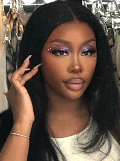 Gem Makeup, Sza Singer, Concert Makeup, Makeup For Black Skin, Nose Contouring, Brown Skin Makeup