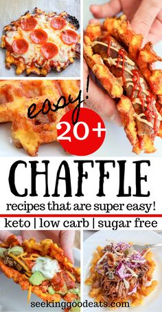 easy and tasty 20 + chaffle recipes that are super easy keto low carb sugar free