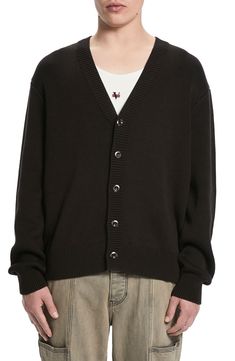 Mercerized cotton means durability in a classic cardigan you'll wear from one season to the next. Front button closure V-neck Ribbed cuffs and hem 100% cotton Dry clean or hand wash, dry flat Imported Classic Cardigan, Cotton Cardigan, Dry Clean, Nordstrom, Hand Wash, Size Medium, V Neck, How To Wear