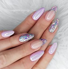 Merlin Nails, Dark Orchid, November Nails, Lovely Nails, Her Nails, Nail Designs Glitter, Dipped Nails, Cool Ideas, Glitter Gel