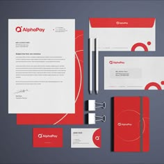 the stationery is neatly organized and ready to be used for business cards, envelopes, and letterheads