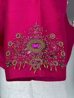 Raw Silk Embroidery Blouse Size : 38-42 For more details ,please send an email to info@haascollections.com Silk Embroidery Blouse, Raw Silk Embroidery, Goddess Dress, Embroidery Blouse, Silk Embroidery, Finger Rings, Cz Earrings, An Email, American Diamond