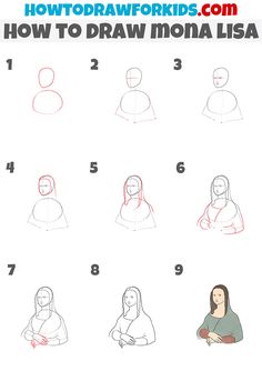 how to draw monalisa from the animated movie avatars step by step instructions