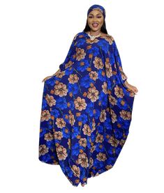 Abaya Ladies Print Loose Long Maxi Dresses-FrenzyAfricanFashion.com Casual Gown, Winter Skincare Routine, Casual Gowns, Winter Skincare, Long Maxi Dresses, Long African Dresses, Suit Casual, Fitted Maxi Dress, Gown Dress