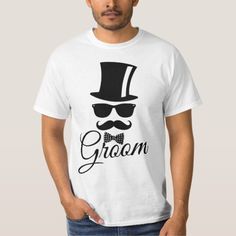 Funny groom T-Shirt Funny Sketches, Vintage Hipster, Wedding Shirts, Bride Shirts, Team Shirts, T Shirts With Sayings, Personalized T Shirts