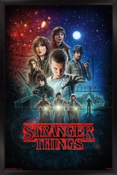 the poster for the upcoming movie, strange things