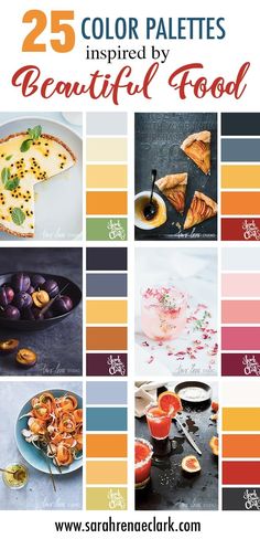 the 25 color palettes inspired by beautiful food