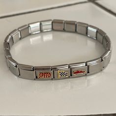 Deadstock stainless steel nomination bracelet, has expanders so will fit male wrist, can easily remove links to fit smaller wrist by following directions below. https://www.pearcesjewellers.co.uk/pages/nomination-add-remove Fashion Accessories For Men, Men’s Aesthetic Jewelry, Italian Charm Bracelet Men, Mens Wishlist, Old Money Jewelry Men, Boy Friendship Bracelets, Men Wishlist, Cool Bracelets For Guys, Men Accessories Man Stuff