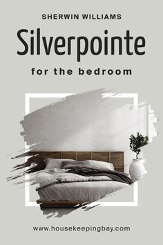 Silverpointe SW 7653  for the Bedroom by Sherwin-Williams Bedrooms Curtains, Serene Bedroom, The Bedroom, Curtains Bedroom