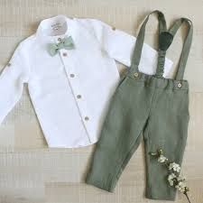 Sage Green Wedding Theme, Kids Wedding Outfits, Wedding Outfit For Boys, Green Themed Wedding, Bearer Outfit, Sage Wedding, Sage Green Wedding, Green Suit, Wedding Theme Colors