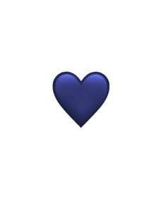 a blue heart on a white background