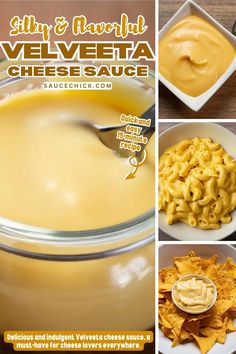 Velveeta Cheese Sauce White Cheese Sauce, Spicy Queso, Homemade Cheese Sauce, Dipping Sauces Recipes, Velveeta Cheese, Cheesy Sauce