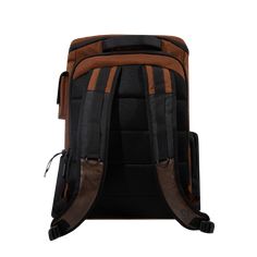 Star Wars Mudhorn Backpack | Official Apparel & Accessories | Heroes & Villains™ - Star Wars Travel Backpack With Adjustable Straps In Canvas, Functional Brown Leather Backpack With Luggage Sleeve, Nylon Bags With Leather Trim For Commuting, Functional Brown Laptop Bag For Travel, Brown Functional Laptop Bag For Travel, Outdoor Brown Backpack With Adjustable Straps, Commuting Nylon Bags With Leather Trim, Functional Brown Canvas Laptop Bag, Brown Outdoor Backpack With Adjustable Straps