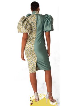 Chancele 9739 1 piece Puff Sleeve Dress Dress Length: 41 1/4” Colors: Olive Sizes: 8, 10, 12, 14, 16, 18, 20 Lined Knee-length Mini Dress With Fitted Bodice, Fitted Puff Sleeve Midi Dress For Fall, Spring Midi Dress With Lined Fitted Bodice, Spring Midi Dress With Fitted Bodice And Lining, Fitted Midi Dress With Puff Sleeves For Fall, Fall Fitted Midi Dress With Puff Sleeves, Fitted Ruched Midi Dress, Fall Dresses With Structured Shoulders And Puff Sleeves, Lined Knee-length Mini Dress For Garden Party