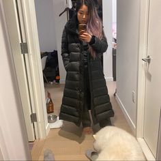 Brand New With Tag. Have Only Tried On. Size L. Comes With Burberry Coat Hanger. Burberry Coat, Long Puffer, Burberry Black, Burberry Jacket, Womens Winter, Winter Jackets Women, Coat Hanger, Down Jacket, Burberry