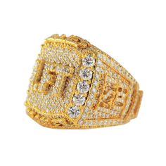 Diamond Ring Gold Type 10k Gold Color Yellow/White/Rose Top Dimensions Apprx 0.8x0.8 inches Ring Size Sizable Item Weight Appx 30grams Diamond Weight Appx 9.5ct Diamond Color SI, G-H color This is a non-returnable custom order, please call us#713 7772026 for more options and prices Diamond Ring Gold, Large Crystals, Gold Diamond Rings, Diamond Color, Ring Gold, Luxury Life, 10k Gold, White Rose, Crystal Bracelets