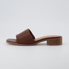 Meet Sage, a low block heel slide sandal. With a premium soft vegan leather upper, these stylish sandals feature a slip-on design for easy on/off and memory foam padding for extra comfort. Plus, Sage's 2-inch block heel completes the look. Womens Casual Sandals 2022, Graduation Sandals, Sandals Summer 2022, Building Wardrobe, Shoes 2022 Summer, Womens Leather Sandals, Church Shoes, 2024 Shoes, Shoes For Work