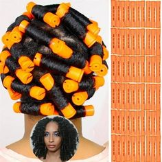 40 Pieces hair perm rods for natural hair cold wave rods plastic perming rods hair curling rollers 0.87 Inch/ 2.2 cm with Steel Rat Tail Comb Hair Curler for Women Long Short Hair DIY Hairdressing Styling Tools, orange Product name: Hair perm rods, Cold wave rods, Hair rollers, Perm rods for natural hair,Hair roda for curls Perm rods material: High quality plastic Perm rollers size: approx. 8.3 x 2.2 cm/ 3.27 x 0.87 inches in length and diameter Color: Orange Package include:60 x Hair perm rods Features: Easy to change hairstyle; Light weight and soft; No hurt the hair; Healthy and convenient; Easy to put in and take out. Less heat and Harmless: The hair perm rods can be used without heating, so it do no harm to your hair. 8 vents of the roller and non-slip matte surface allow you to satur Curling Rollers, Change Hairstyle, Roller Sets, Black Hair Updo Hairstyles, Hair Perm, Hair Roller, Rat Tail Comb, Tail Comb, Rat Tail