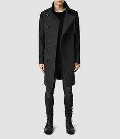 Mens Banner Coat (Charcoal) Minimalist Outfit Men, Jackets Summer, Tall Boys, Ootd Men, Wardrobe Inspiration, Men's Outerwear, Men Style Tips, Men Street