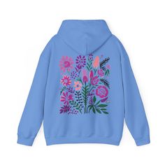 Introducing the perfect layer for nature lovers - our Flower Hoodie! With a beautiful botanical design, this hoodie is perfect for the granola girl or cottagecore enthusiast. Stay cozy and stylish in this cute botanical hoodie. ♥ We want you to be happy with your item, and for it to bring you joy! If you have any problems with your order or your item, please contact us prior to leaving a review. We will do what we can to take care of you and ensure that you are a happy customer. If you are satisfied, we would be over the moon if you could take the time to leave us a great review! ♥Thank you so much for supporting our small female-run business! Spring Bohemian Hooded Hoodie, Spring Cotton Hoodie With Floral Print, Cotton Hoodie With Floral Print, Cotton Hoodie With Floral Print For Fall, Winter Floral Print Cotton Hoodie, Cotton Hoodie Sweatshirt With Floral Print, Pastel Hoodie, Flower Hoodie, Time To Leave