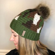 Firefly Camo Beanie Crochet Pattern | Etsy Handmade Fitted Green Crochet Hat, Green Handmade Fitted Crochet Hat, Winter Crochet Patterns In Acrylic, Green Fitted Crochet Hat For Winter, Fitted Winter Crochet Patterns, One Size Crochet Patterns In Yarn, Fitted Crochet Patterns For Winter, Crochet Beanie Patterns With Yarn, Winter Crochet Patterns With Yarn