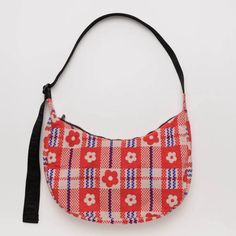 New With Tag. Color: Flower Market Plaid Description: Practical Doesn’t Have To Be Boring. Our Medium Nylon Crescent Bag Is Effortlessly Casual And Large Enough To Carry More Than Just The Essentials. Wear It Slung Over Your Shoulder Or Crossbody For A Hands-Free Experience. Complete With Two Interior Pockets That Make It Easy To Stay Organized. Adjustable Tonal Logo Strap Measures 8" 13 " 4" 37 " Adjustable Logo Strap Recycled Heavyweight Nylon, Recycled Ripstop Nylon Lining Machine Washable ** First Time On Poshmark? Use Code Emmmamercer When You Create Your Poshmark Account To Receive A $10 Credit Toward Your First Purchase. ** Sandy Liang X Baggu, Sandy Liang Baggu, Baggu Crescent Bag Outfit, Baggu Crescent Bag, Baggu Crescent, Baggu Bag, Circle Purse, Baggu Bags, Xmas Wishlist