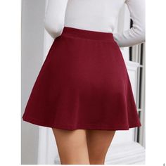 High Waist Textured Flare Skater Mini Skirt. This Listing Is For The 1st Picture, Other Colors Listed Separately Ships In 6-10 Days~All Purchases Are Shipped With A Special Gift Season: Spring, Summer, Fall Material: 97% Polyester, 3% Elastane Size Tags Are In Letters Xs-(2) S-(4) M-(6) L-(8/10) Do You Love? Anthro Festival Preppy Casual Mumu Revolve Spell Reformation Puff Popular Swim Contemporary Layering Free People Cami Dress Top Events Lulu Vacation Beach Contemporary Anniversary Boat Weeke Flared Mini Skirt, Skirt Patterns Sewing, Girls Uniforms, Sewing Skirts, Style Noir, Casual Skirt, Black Skirt, Skirt Outfits, Flare Skirt