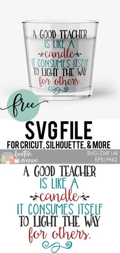 three different font styles with the words free svg file for cricut silhouette and more