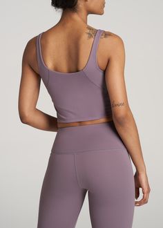 About Our Long Crop Top Quality women's tall tank tops are hard to come by – which is why you'll want this tank from our Balance line in every color. With a cropped length that ends just above the natural waist, a scoop back and a fitted style that will flatter your frame, it can be worn everywhere from the Pilates studio to the yoga mat and brunch with friends. This cropped tank top is made of a buttery-soft fabric that's sweat-wicking and lightweight so you can stay comfortable while you work Brunch With Friends, Athleisure Women, Pilates Studio, Fitted Style, Long Crop Top, Every Color, Cropped Tank Top, Yoga Mat, Crop Tank