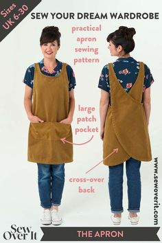 #sewingpatterns,#sewing,#diy,#crafts,#handmade,#fabric,#fashion,#sewingproject,#sewinglove,#sewingaddict Crossback Apron Pattern Free, Pinafore Apron Pattern Free, Pinafore Apron Pattern, Gardening Painting, Pinafore Pattern, Garden Apron