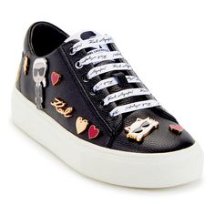 Fashion Piece Statement. The Iconic Karl Lagerfeld. Size 8 Sneakers New With Tags. Karl Lagerfeld Outfit Woman, Trendy Black Leather Custom Sneakers, Karl Lagerfeld Shoes, Best Cat Food, Shoes Outfit Fashion, Shoes Outfit, Cool Cats, Karl Lagerfeld, Womens Shoes Sneakers