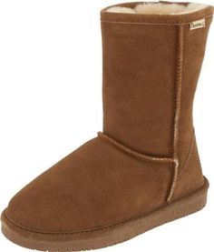 BEARPAW Womens Emma Short BootHickoryChampagne9 M US ** Check this awesome product by going to the link at the image. (This is an affiliate link) Mens Sneakers Nike, Bear Paw Boots, Women's Mid Calf Boots, Affordable Shoes, Ladies Boots, Bear Paw, Short Boot, Snow Boot, Sheepskin Boots