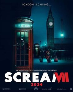 a movie poster for screami 2012 with the doctor who is talking on his phone