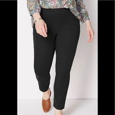 J.Jill New With Tags Beautiful Pants, Essential Cotton Stretch, Size 2 Petite, Black Color Black Stretch Pull-on Dress Pants, Velvet Jeans, Floral Print Pants, Crop Dress, Lightweight Pants, Slim Leg Pants, Straight Leg Denim, Grey Pants, Black Dress Pants