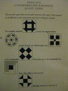 an old book with instructions on how to make quilts