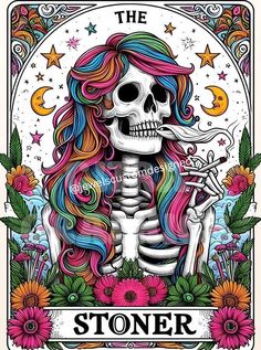 Artful Agenda, Skeleton Friends, Skull Portrait, Cute Halloween Tattoos, Skeleton Tarot, Altar Art, Tarot Cards For Beginners, Art Hippie, Card Png