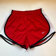 Nike Tempo Lines Running Shorts *Has Drawstring, Liner, And Back Pocket Size Small Brand New, Never Worn, Nothing Wrong Nike Red Bottoms For Spring, Red Workout Shorts For Spring, Red Nike Workout Bottoms, Red Workout Bottoms For Spring, Nike Red Workout Shorts, Nike Red Bottoms With Elastic Waistband, Nike Red Shorts, University Red Sporty Bottoms For Summer, Sporty University Red Bottoms For Summer