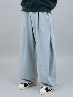 Composition : Cotton 65%, Polyester 35%Country of Origin : Republic of Korea Oversized Solid Wide Leg Pants, Oversized Wide Leg Solid Color Pants, Solid Color Oversized Wide-leg Bottoms, Oversized Solid Wide Leg Bottoms, Solid Oversized Wide Leg Bottoms, Relaxed Baggy Wide-leg Bottoms, Relaxed Baggy Pants For Fall, Solid Color Oversized Wide-leg Pants, Oversized Wide-leg Solid Color Pants