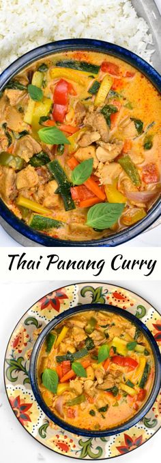 Panang Chicken Curry pin.