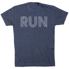 Show off your running pride in our short sleeve tee featuring a one-of-a-kind bold design inspired by running. The short sleeve tee is made from soft, lightweight, and slightly heathered material. Our crewneck short sleeve tee has a relaxed, unisex fit that looks great when paired with any choice of athletic or everyday bottoms. This stylish short sleeve tee is perfect for everyday wear and an ideal running gift for any occasion. Sole Sisters, Running Design, Running Gift, Running Apparel, Running Gifts, Running Short, Racing Shirts, Fun Run, Color Run