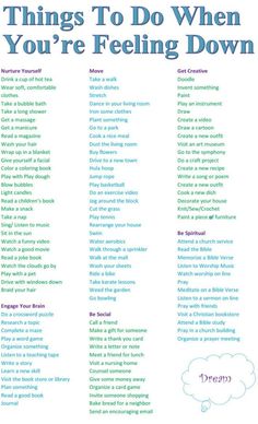 Things To Do When You’re Feeling Down happy happiness positive emotions activities mental health confidence self love self improvement self care self help emotional health Things To Do To Make Yourself Happy, Things To Do When You Dont Feel Like Doing Anything, Doing Things You Dont Want To Do, Feel Good Things To Do, Things Don’t Make You Happy, Things To Make Yourself Happy, Comforting Things To Do, How To Feel Inspired, How To Do Things You Dont Want To Do