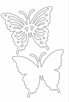 a butterfly cut out from the paper